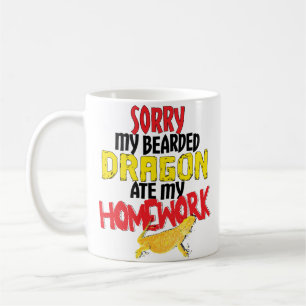 Funny Bearded Dragon Pogona Owner Coffee Mug