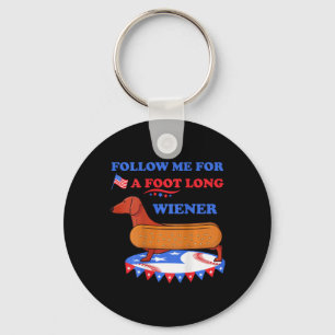 Funny Bearded Dragon Selfie Patriotic 4th Of July Key Ring