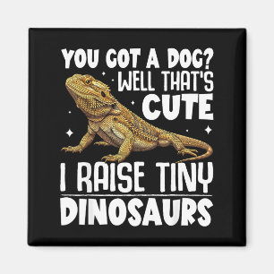 Funny Bearded Dragon Shirt For Men Women Lizard Lo Magnet
