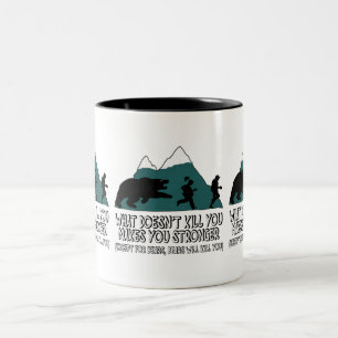 Funny bears Two-Tone coffee mug