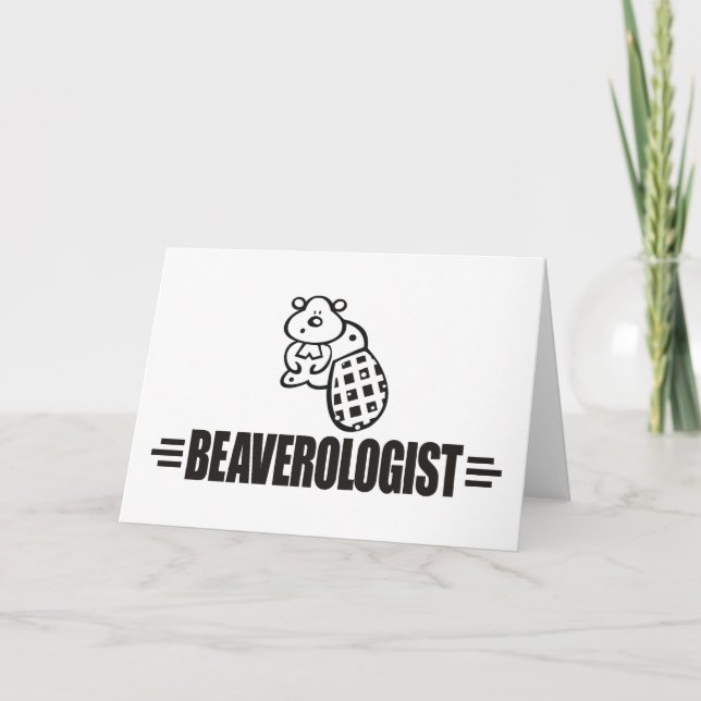 Funny Beaver Card (Front)
