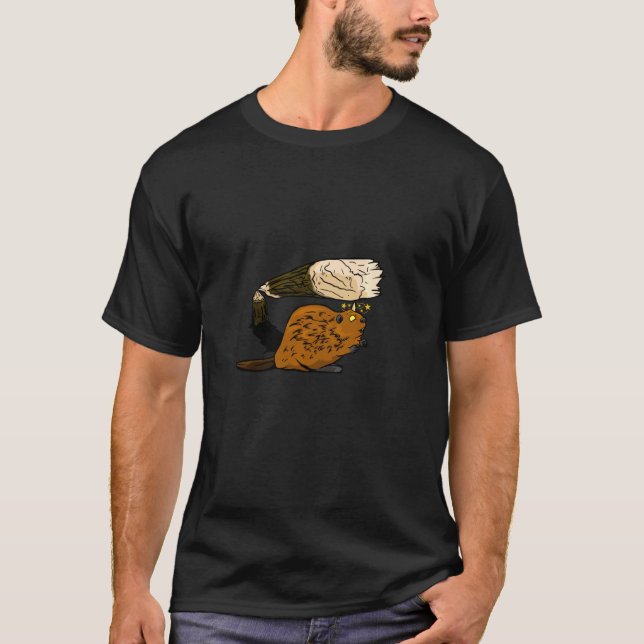 Funny Beaver Costume T-Shirt (Front)