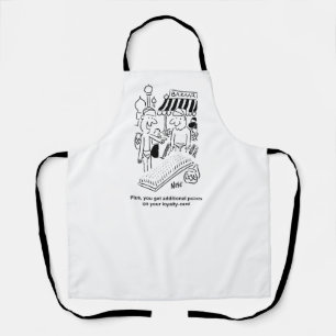 Funny Bed of Nails Indian Bazaar Marketplace Apron