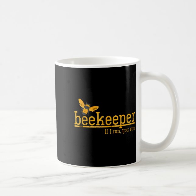 Funny Bee Hive Honey Lover Gift Beekeeper  Coffee Mug (Right)