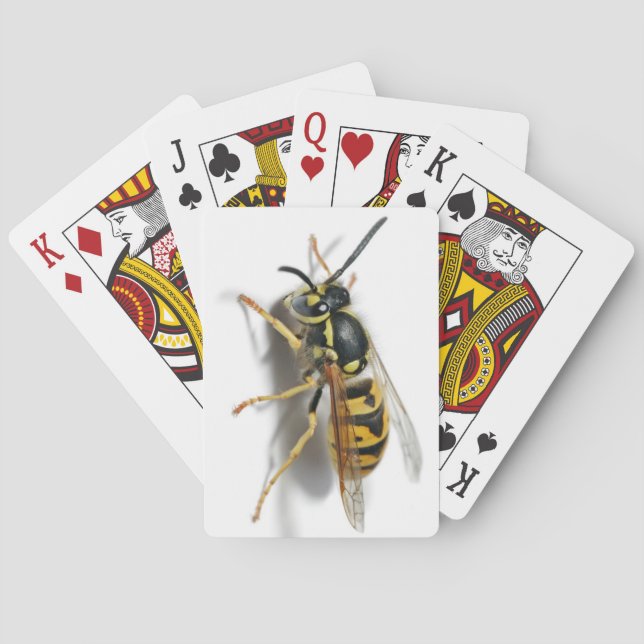 Funny Bee Playing Card - Wasp (Back)