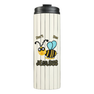 Funny bee thermal tumbler