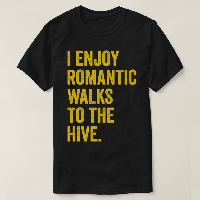 Funny Beekeeping Bees Hive T-Shirt (Design Front)