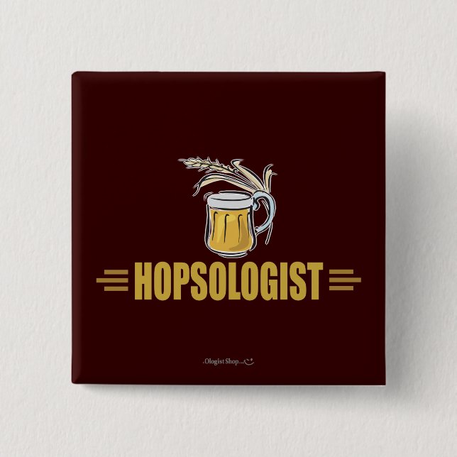 Funny Beer 15 Cm Square Badge (Front)