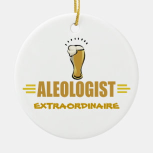 Funny Beer, Ale Ceramic Ornament