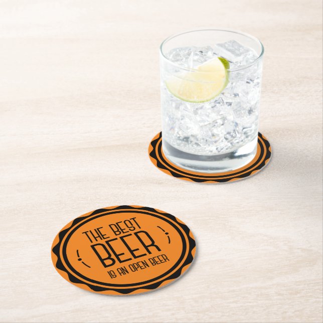 Funny Beer, bar, party coasters (Insitu)