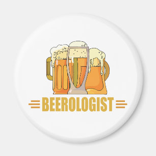 Funny Beer Beerologist Brew Make Beer Magnet