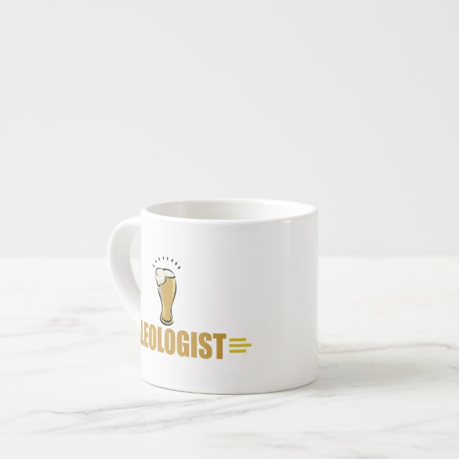 Funny Beer Espresso Cup (Front Left)