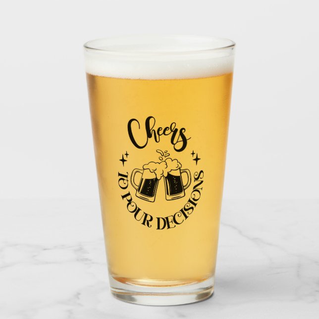Funny Beer Glass (Front Filled)