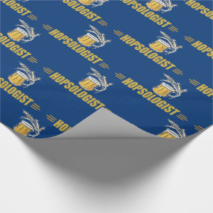 Funny Beer Hops Brew Make Drink Humourous Party Wrapping Paper