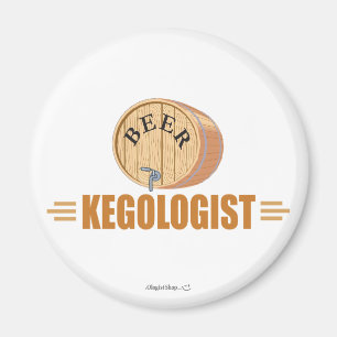 Funny Beer Keg Magnet