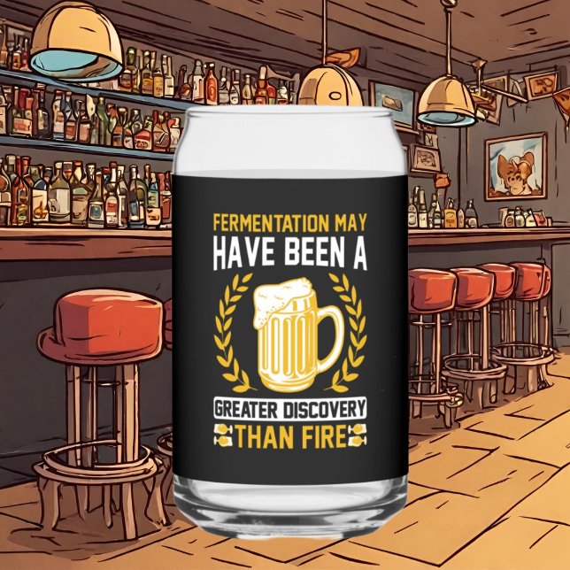 Funny beer lovers word art can glass (Creator Uploaded)