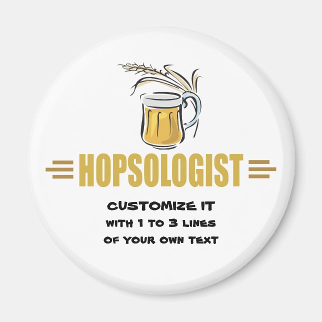 Funny Beer Magnet (Front)
