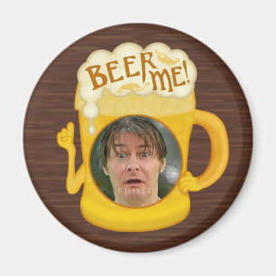 Funny Beer Me Drinking Humour Personalised Photo Magnet