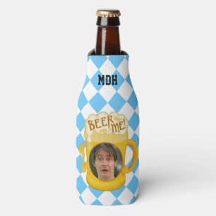 Funny Beer Me Oktoberfest Drinking Humour   Photo Bottle Cooler