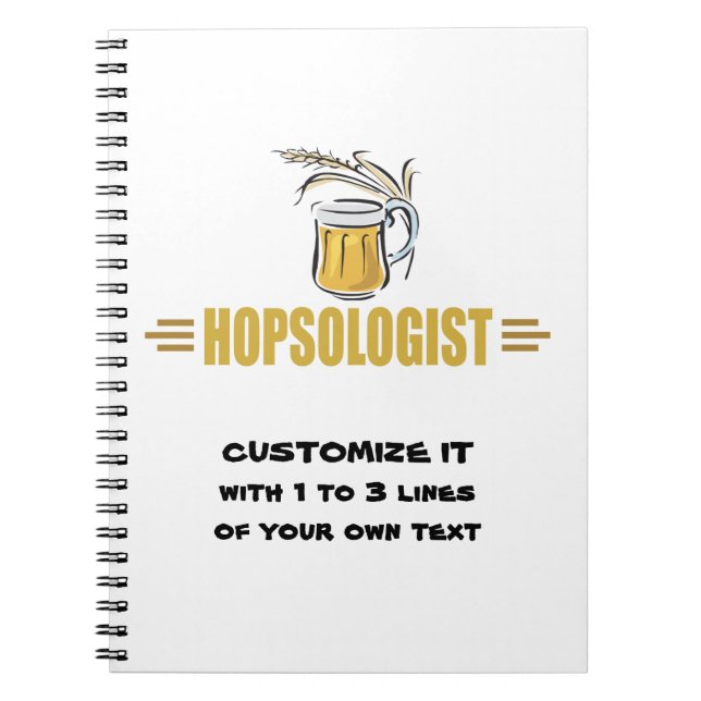 Funny Beer Notebook (Front)