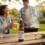 Funny Beer Prescription Personalised Name Beer Bottle Label<br><div class="desc">Funny Beer Prescription Personalised Name Beer Bottle Labels features a fun modern design featuring a personalised prescription for beer. Personalise by editing the text in the text box provided.</div>