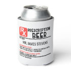 Funny Beer Prescription Personalised Name
