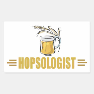 Funny Beer Rectangular Sticker