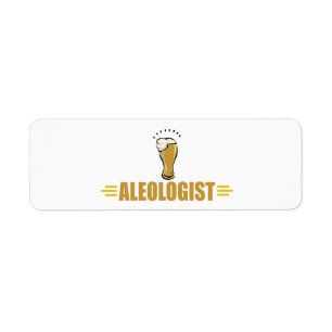 Funny Beer Return Address Label