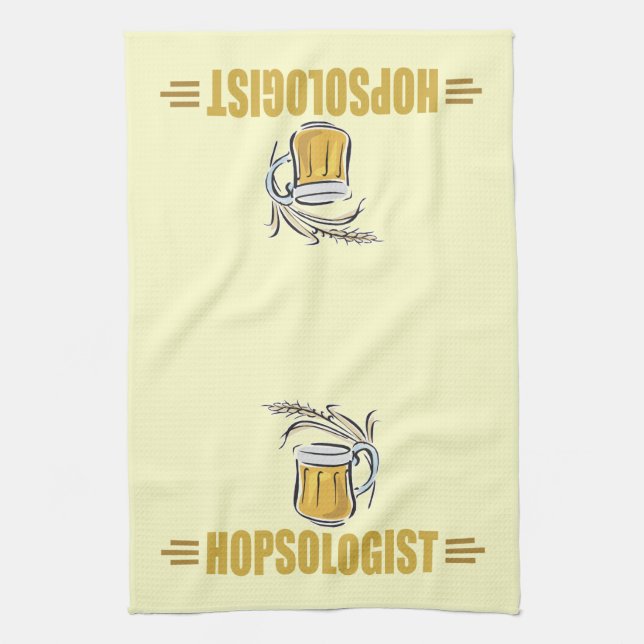 Funny Beer Tea Towel (Vertical)