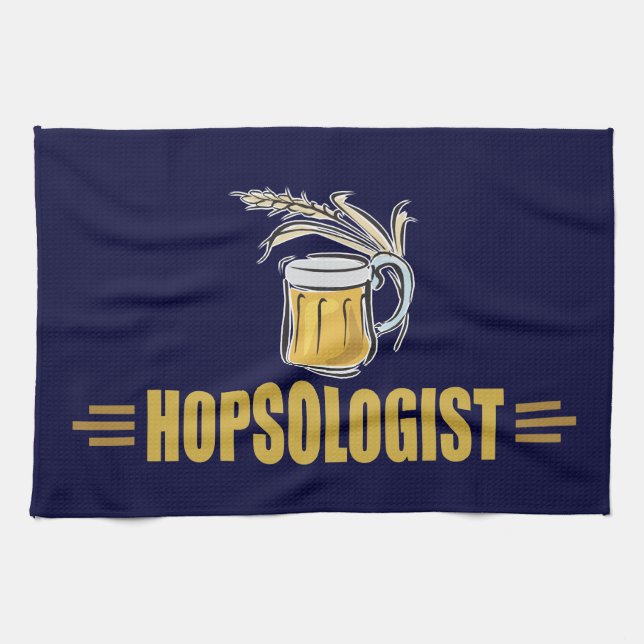 Funny Beer Tea Towel (Horizontal)