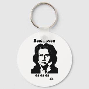 Funny Beethoven Key Ring