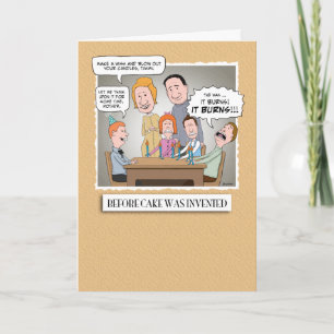 Funny Before Cake Was Invented Birthday Card