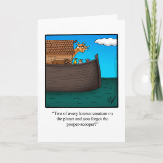 Funny Belated Birthday Card 