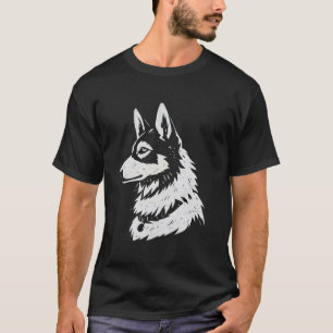 Funny Belgian Malinois X Husky Pet Belusky Wolf Do T-Shirt