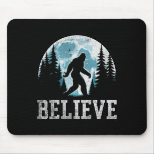 Funny Believe In Bigfoot Sasquatch Gifts Fathers D Mouse Pad