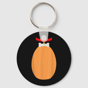 Funny Belly Dog With Bone Collar Easy Diy Key Ring