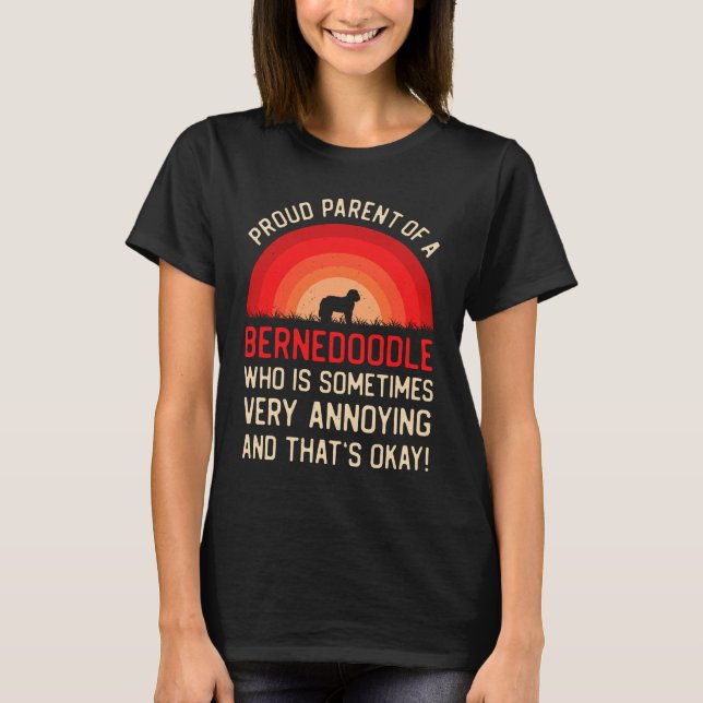 Funny Bernedoodle T-Shirt (Front)