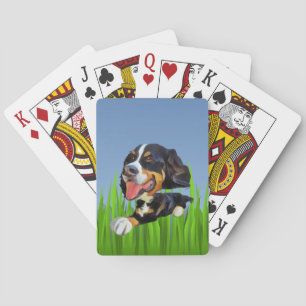 Funny Bernese Mountain Dog Deck of Cards