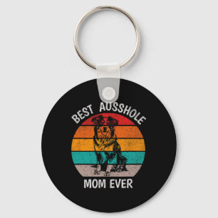 Funny Best Ausshole Mum Ever Australian Shepherd A Key Ring