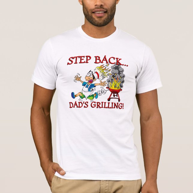 Funny Best BBQ Chef Is Grilling T-Shirt (Front)