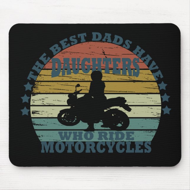 Funny best dad fathers day gift mouse pad (Front)