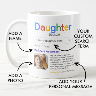 Funny Best Daughter Ever Search Result With Photo Coffee Mug