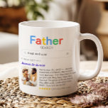 Funny Best Father Ever Search Results With Photo Coffee Mug<br><div class="desc">Custom “Best Dad Ever” search mugs are the perfect way to celebrate the father who means everything to you. Designed to look like a playful search engine result, this personalised mug lets you add a custom search term, your dad’s name, a favourite photo, and a heartfelt personal message, making it...</div>
