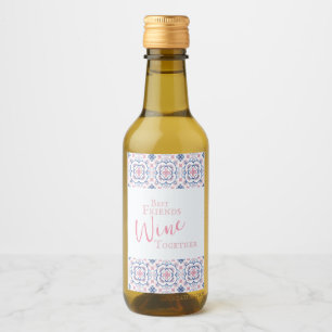 Funny Best Friends Girls Night Wine Label