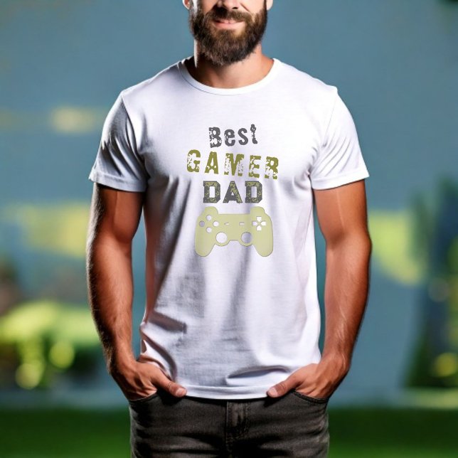 Funny Best Gamer Dad Controller Father T-Shirt (Creator Uploaded)