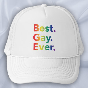 Funny Best Gay Ever LGBTQ Empowerment Trucker Hat