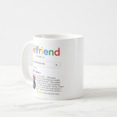 Funny Best Girlfriend Ever Search Result & Photo Coffee Mug (Front Left)