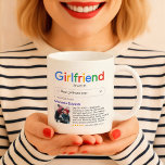 Funny Best Girlfriend Ever Search Result & Photo Coffee Mug<br><div class="desc">Funny mug for your girlfriend with a 'Girlfriend search' logo and a single search result for "Best girlfriend ever', featuring your girlfriend's name, a photo, your personal message and a 5-star rating. If you need any help customizing this, please message me using the button below and I'll be happy to...</div>