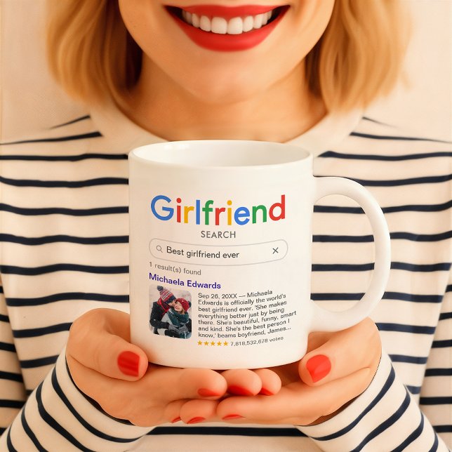 Funny Best Girlfriend Ever Search Result & Photo Coffee Mug (Creator Uploaded)