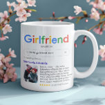 Funny Best Girlfriend Ever Search Result & Photo Coffee Mug<br><div class="desc">Funny mug for your girlfriend with a 'Girlfriend search' logo and a single search result for "Best girlfriend ever', featuring your girlfriend's name, a photo, your personal message and a 5-star rating. If you need any help customizing this, please message me using the button below and I'll be happy to...</div>